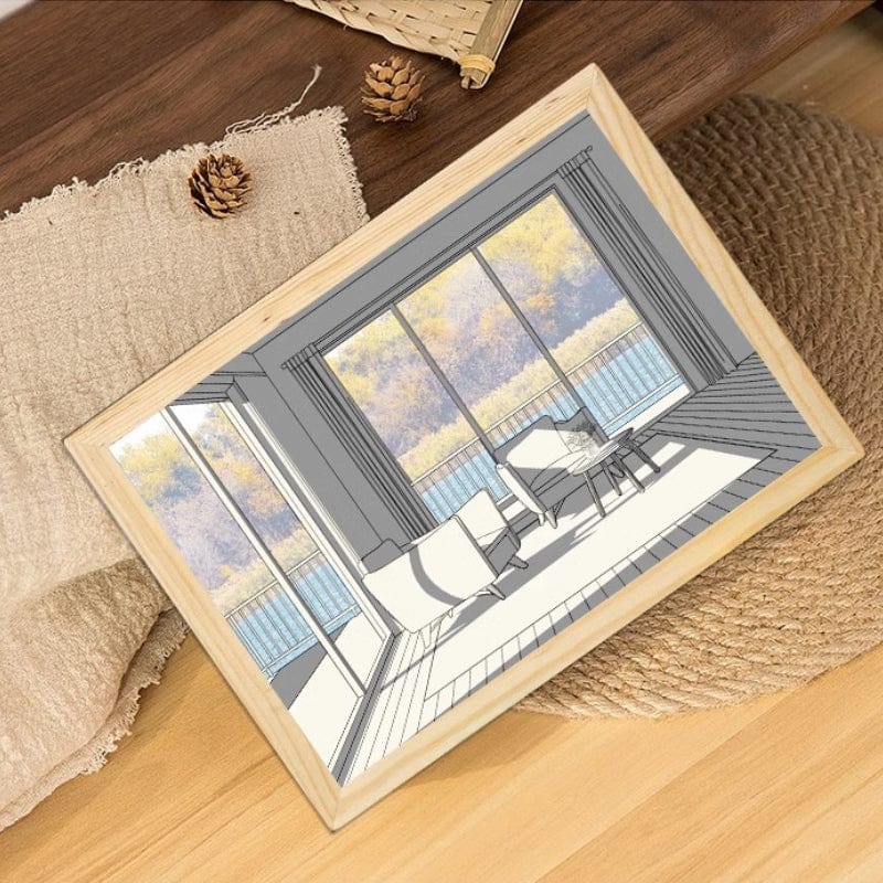 Painting Night Light Creative Sunshine Painting Lamp Home Decoration Gifts - Image 4