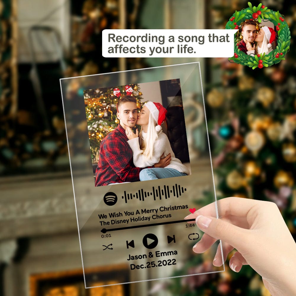 Christmas Gifts Custom Spotify Code Music Plaque Personalised Gifts For Couples - Image 2