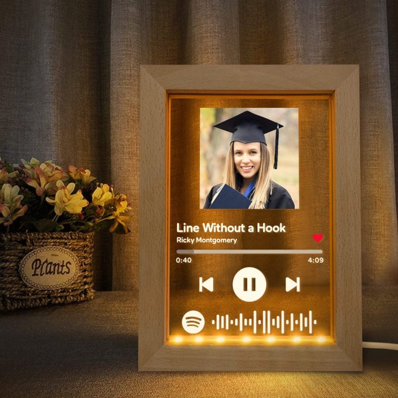 Custom Graduation Gifts Light Up Photo Frame Custom Picture Frame Night Light