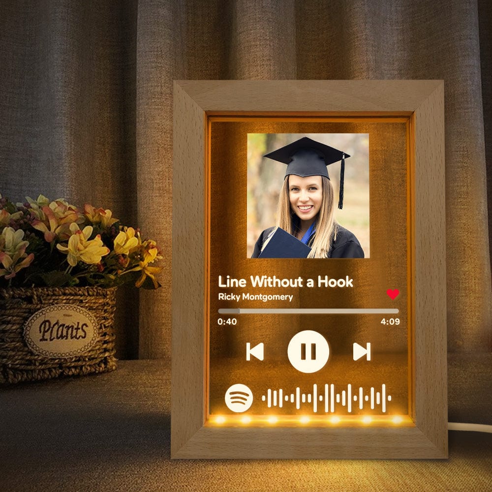 Custom Graduation Gifts Light Up Photo Frame Custom Picture Frame Night Light
