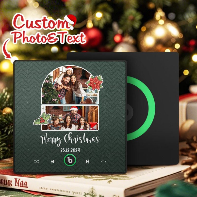 Custom Music Fridge Magnet Personalized Photo Colorful Fame Fridge Magnet Creative Christmas Gift