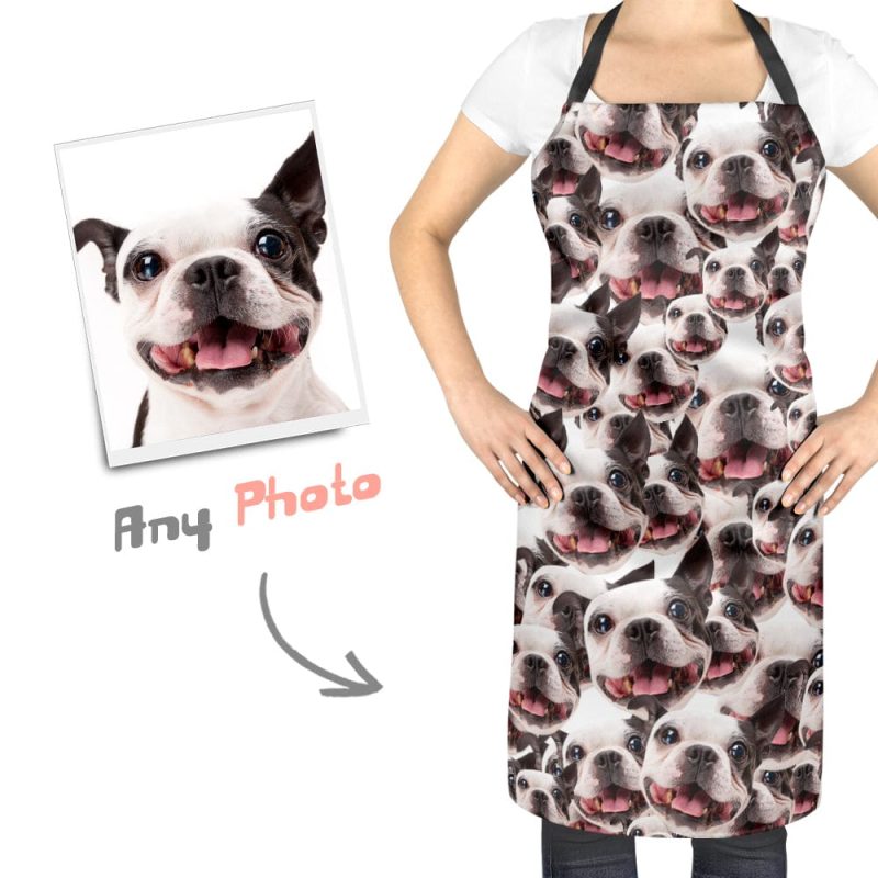 Personalized Face Apron Gifts For Dog Lovers