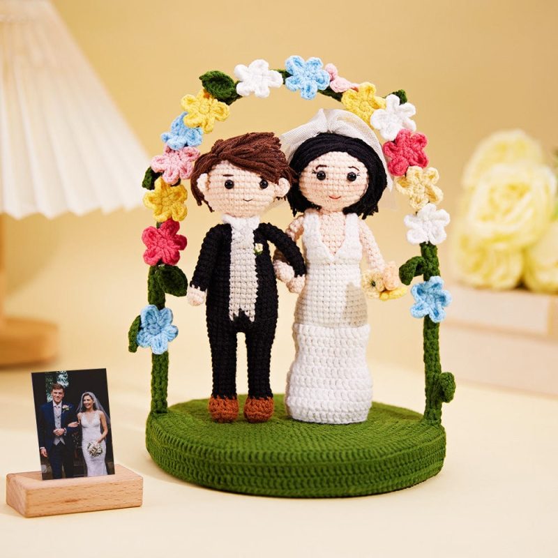 Custom Crochet Couple Doll — Wedding Look-Alike