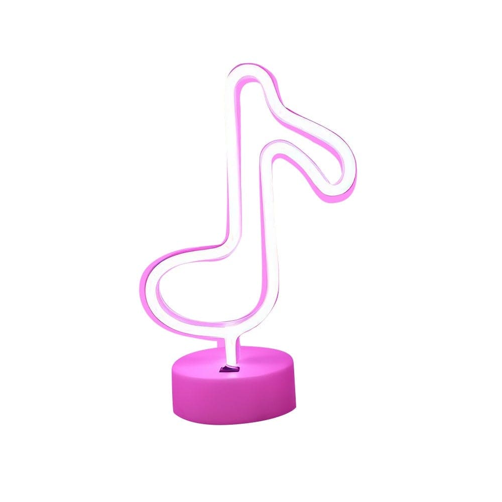 Neon Led Lights Musical Note Shape Gift For Music Lovers - Image 2