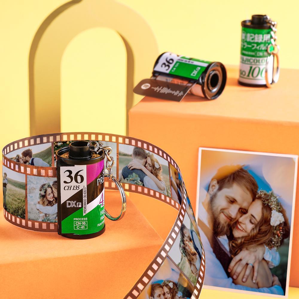 Film Keychain Custom Music Keychain Christmas Gifts Green - Image 3
