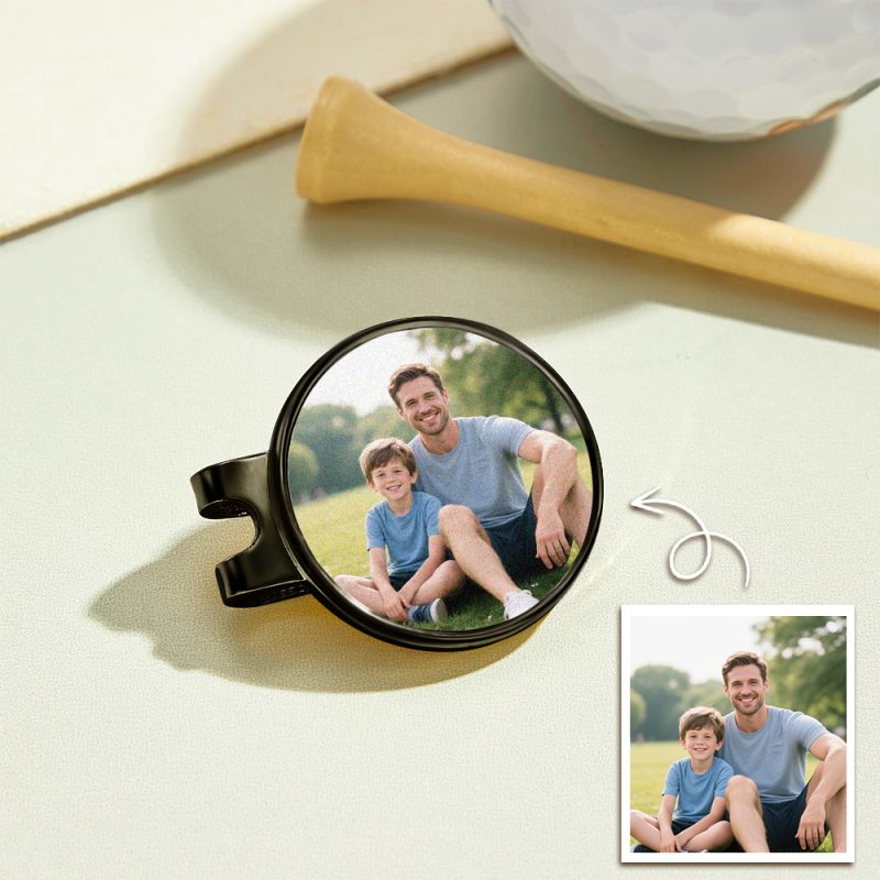 Photo Golf Marker, Golf Marker and Clip Set, Custom Golf Gifts For Her, Custom Golf Marker, Golfing Accessory, Personalized Golf Marker