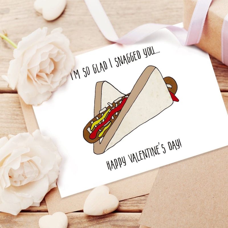 I’m so Glad Greeting Card Valentine’s Day Greeting Card