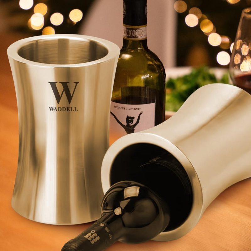 Custom Wine Chiller Stainless Steel Wine Chiller Gifts For A Wine Lover Boss Day Gifts