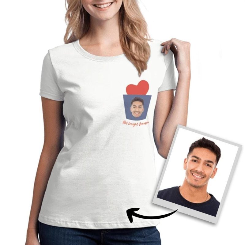 Face T-shirt Custom Shirt Long-distance Relationship Gift