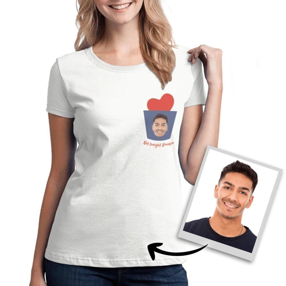 Face T-shirt Custom Shirt Long-distance Relationship Gift