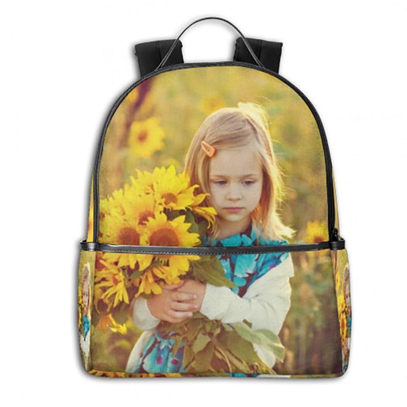 Personalized Photo Backpack All Print Graduation Gifts Waterproof