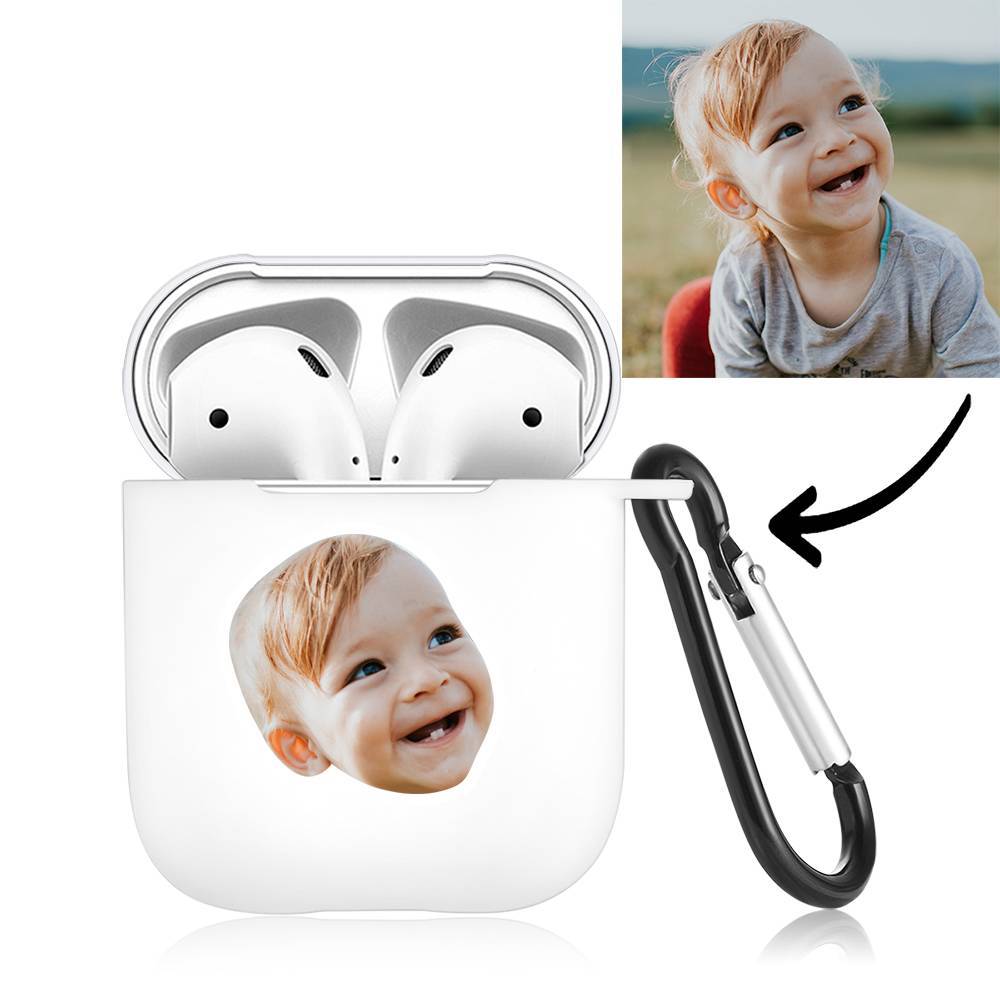 Custom Photo Earphone Case for AirPods Baby White, Earphone Cover Protective Cover - Avatar