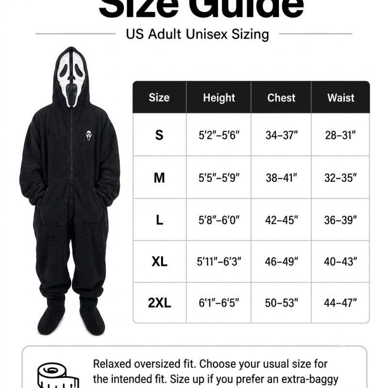 Horror Icon Full-Zip Plush Onesie — Ultimate Edition