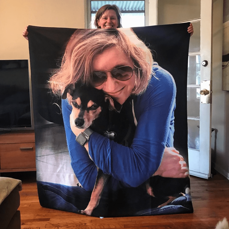 Custom Photo Blanket Anniversary Gifts