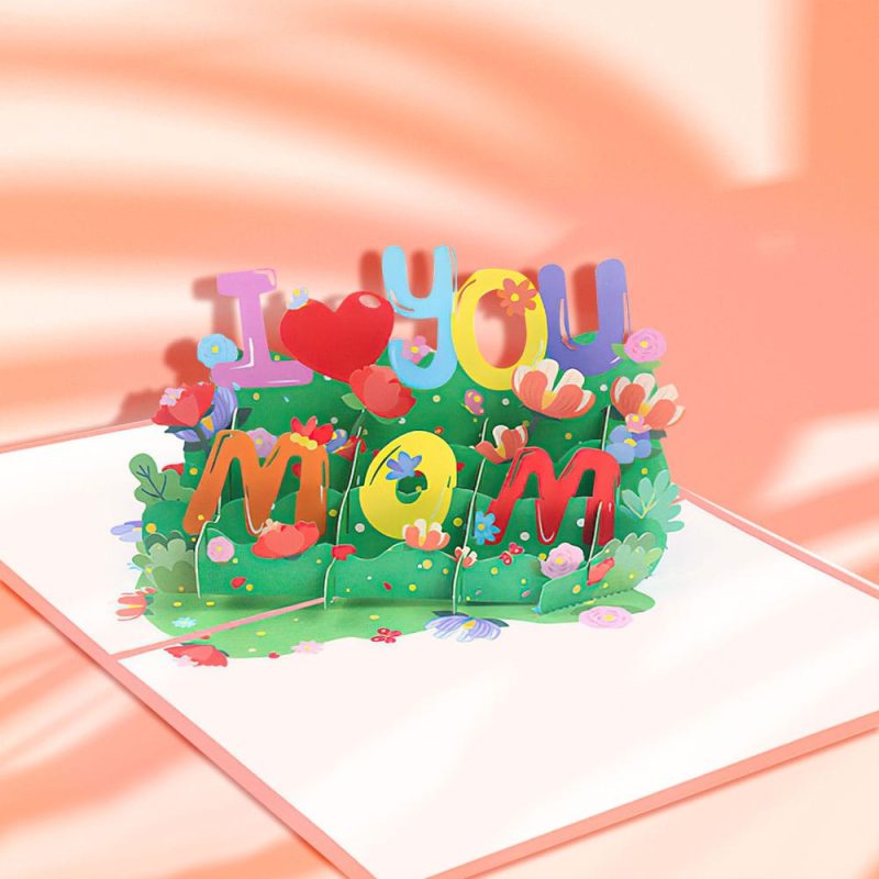 Mother’s Day Card 3D Pop Up Greeting Card for Mum
