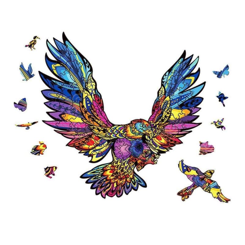 Eagle Puzzle Gift Wooden Jigsaw Puzzles For Kids