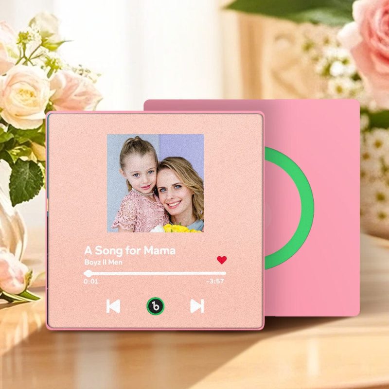 Custom Music & Photo Fridge Magnet Supports Bluetooth Connectivity Mother’s Day Gifts