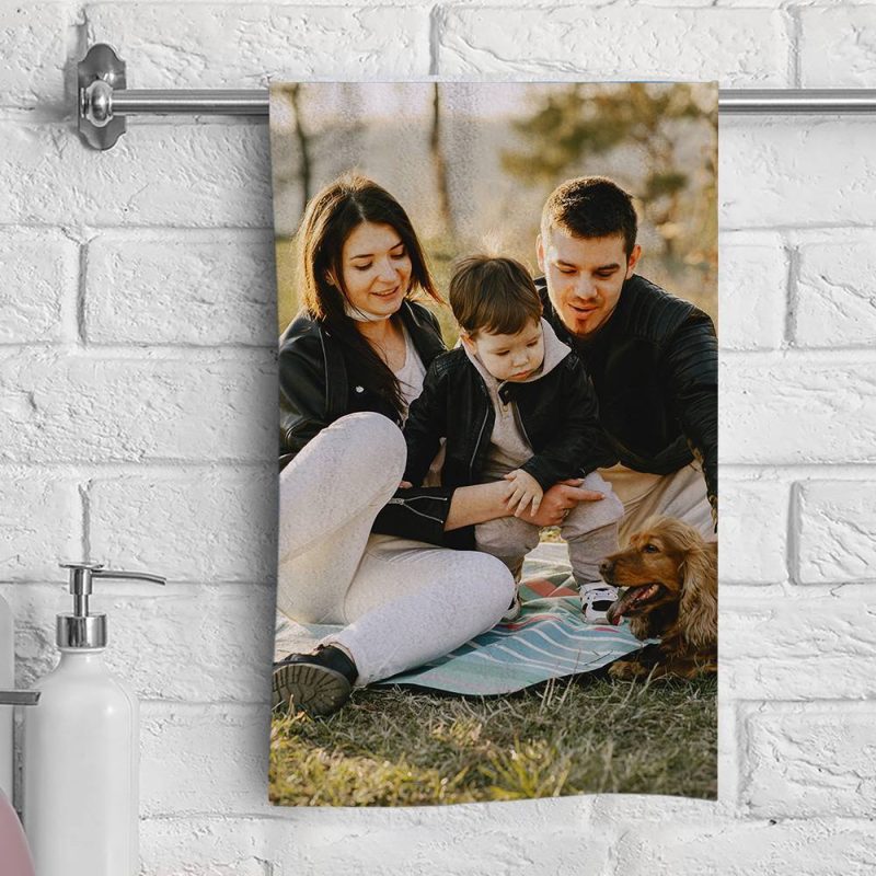 Custom Photo Towel Fiber Towel 3 Size for Family