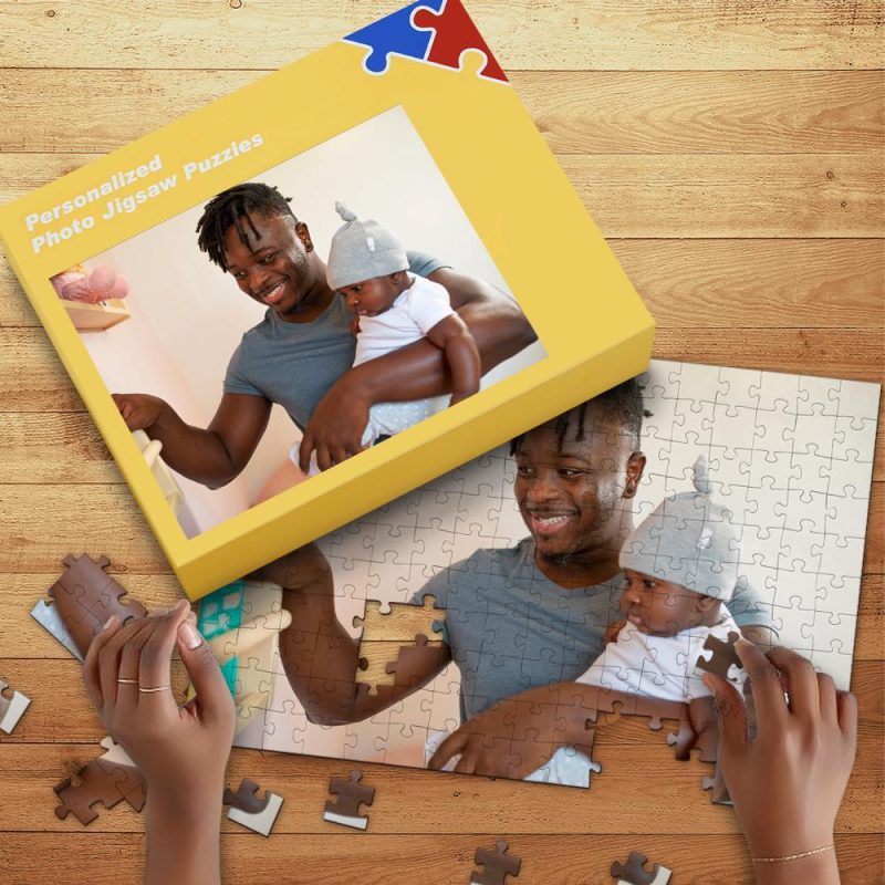 First Father’s Day Gift Custom Puzzle Gift for Dad