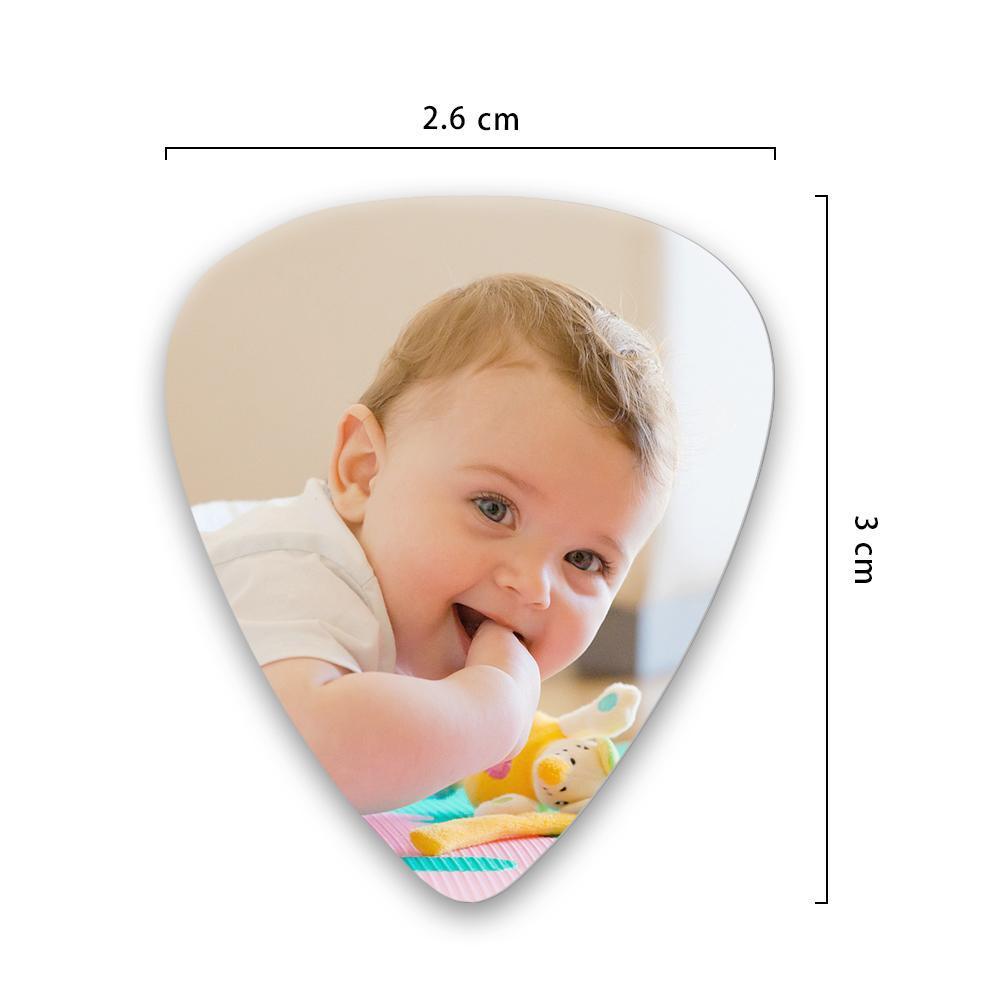 New Dad Gift Photo Guitar Pick Baby Shower Gift - 12pcs - Image 2