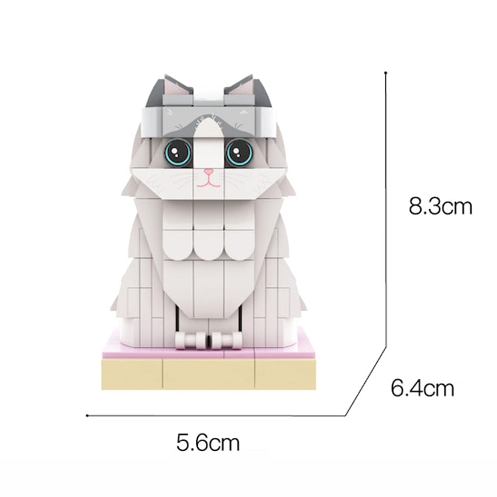 Custom Pet Brick Figure Fully Body Customizable 1 Cat Photo Brick Figures Customized Cat Only - Image 2