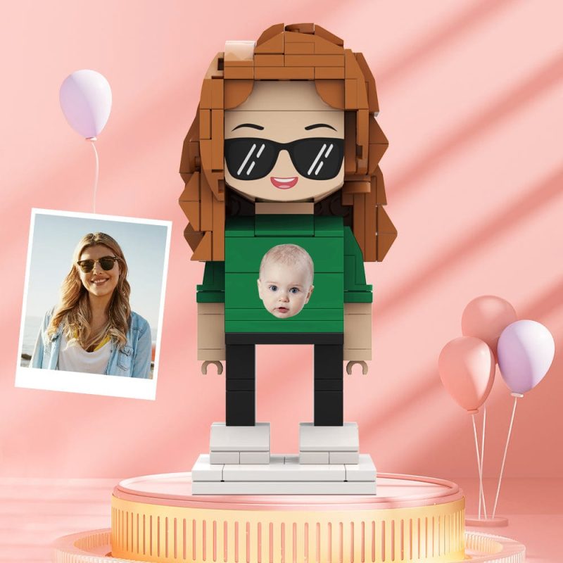 Valentine’s Day Gifts Custom Brick Figures Personlized Face Brick Figures