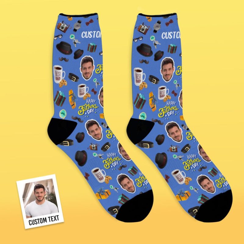 Father’s Day Socks Face Socks Gifts for Dad Happy Father’s Day – Multiple Styles Available