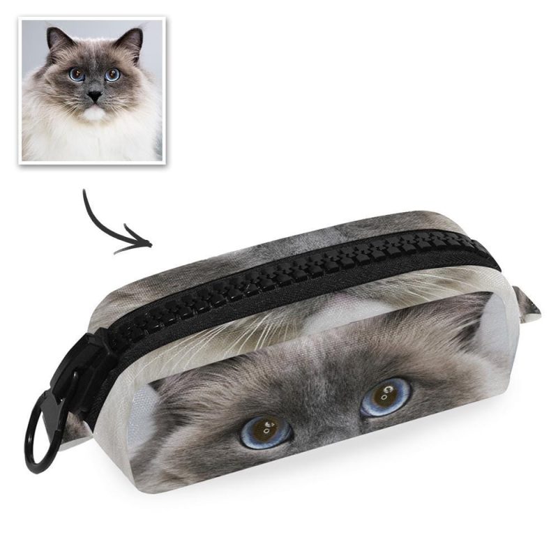 Photo Pencil Bag Personalized Pencil Case With Big Zipper