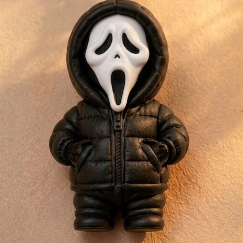 Ghost Face Keychain Scary Movie Halloween Skull Pendant Gift