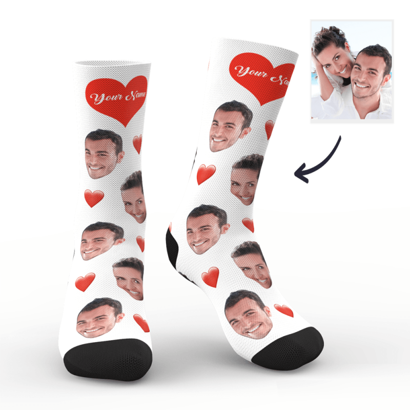 Custom Socks Valentine’s Day Gift Anniversary Gifts Christmas Gift