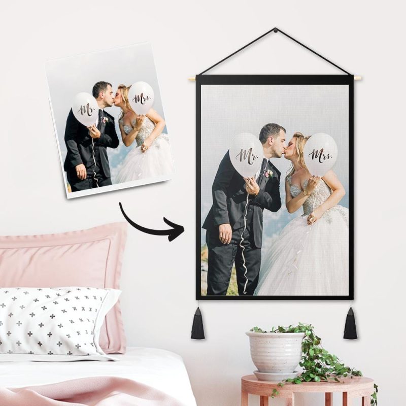 Anniversary Gift Custom Tapestry Wall Decor – 14×20 inches