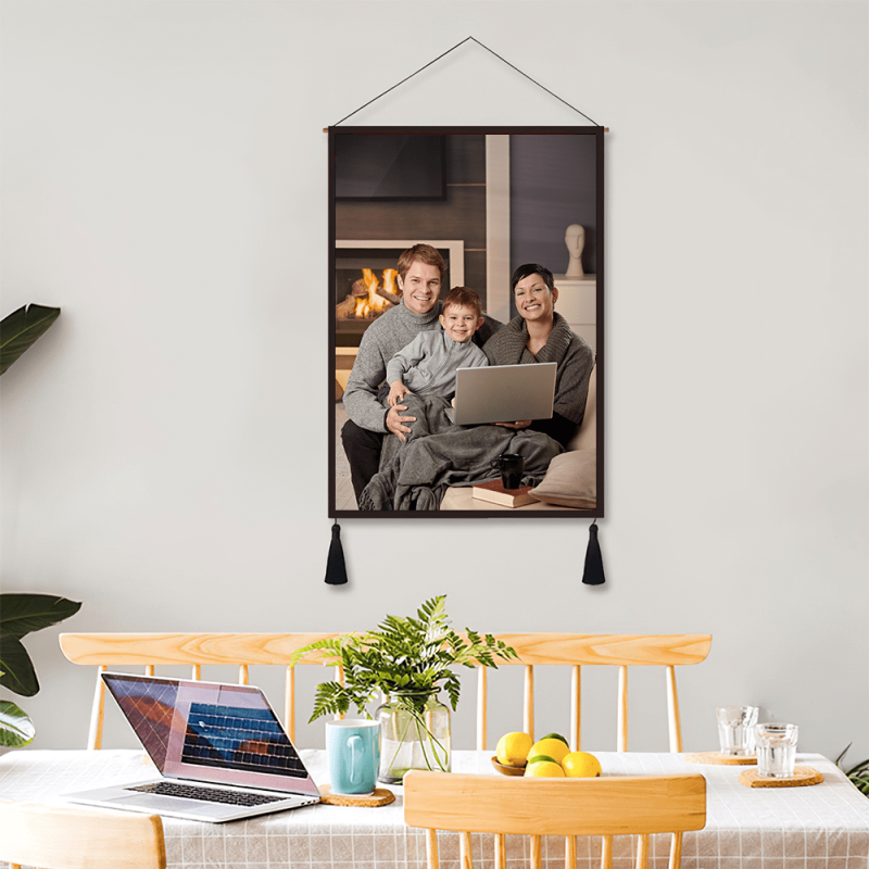 Father’s Day Gift Family Photo Tapestry Home Decor Family Gift