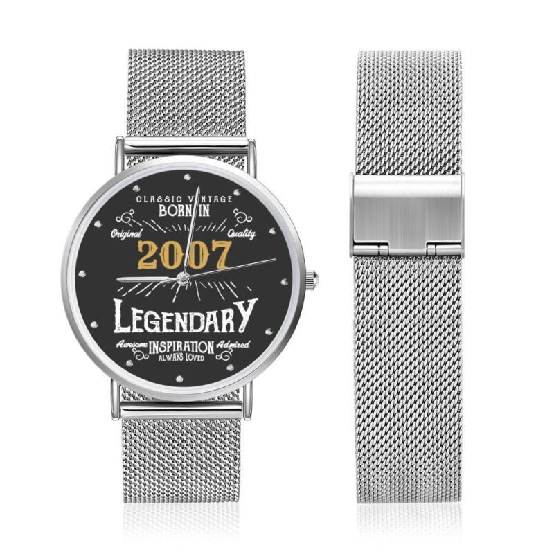 15th Birthday Watch Custom Printed Watch 2007 Birthday Gifts 15th Birthday Gifts