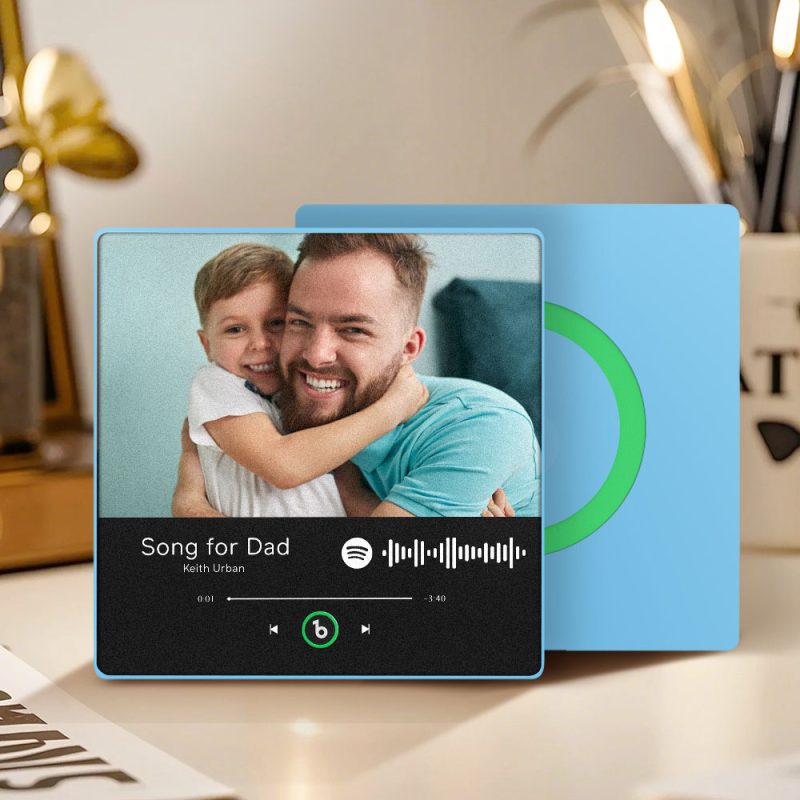 Personalized Song Mini Fridge Magnet Keychain Custom Music Fridge Magnet Spotify Album Mini Fridge Magnet Keychain Anniversary Gifts for Him
