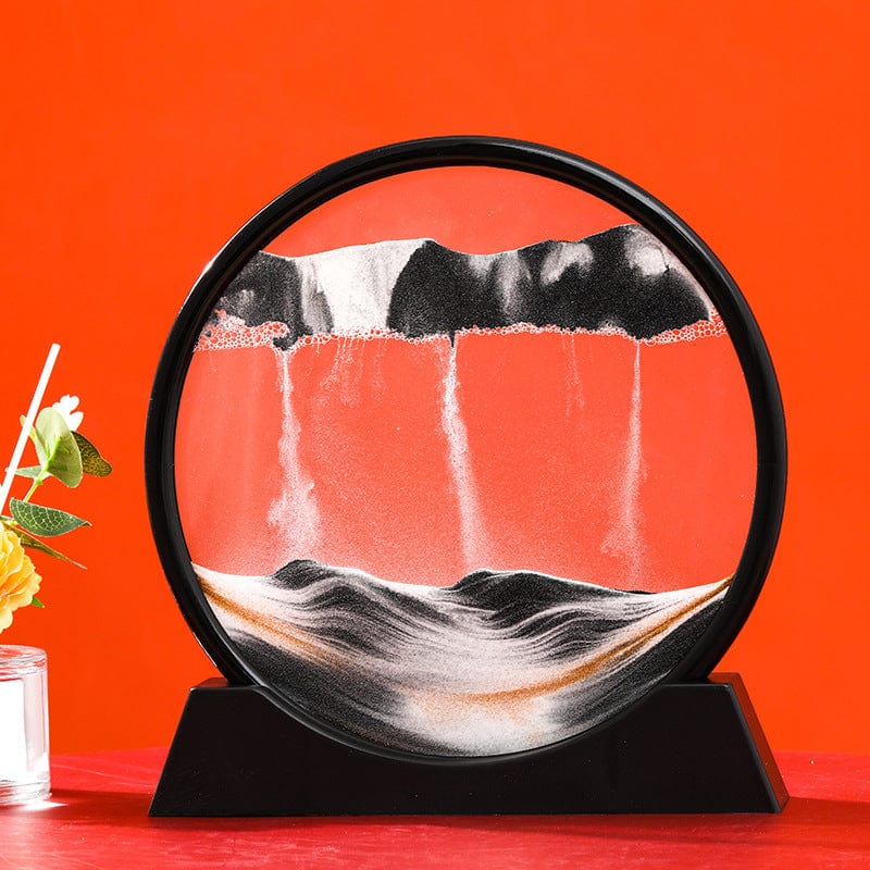 Deep Sea Moving Sand Art Black Moving Sand Art With Base Gift for Her-6 Colors
