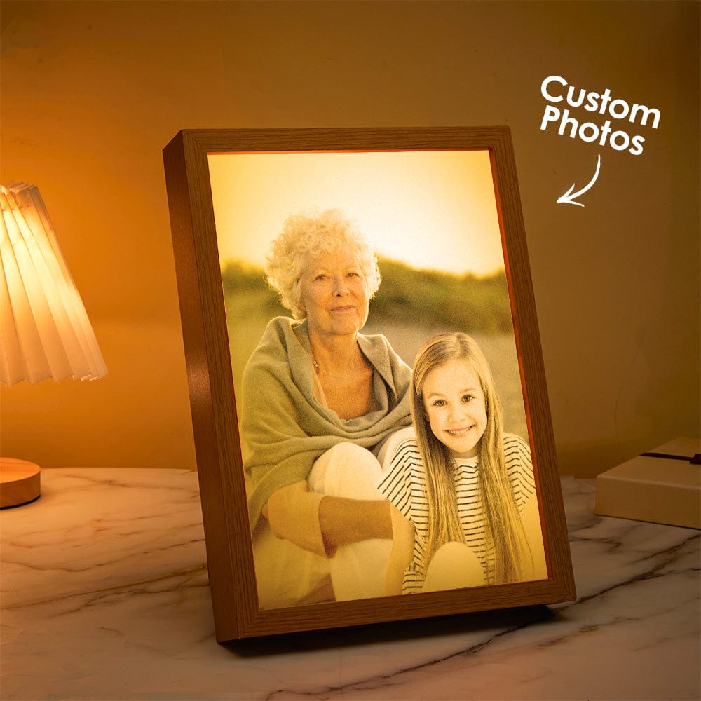 Custom Lamps with Photo Personalized Portraits Miracle Night Light Best Gift for Grandma - Image 2