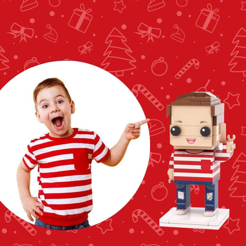 Christmas Gifts For Boys Full Body Customizable 1 Person Custom Brick Figures