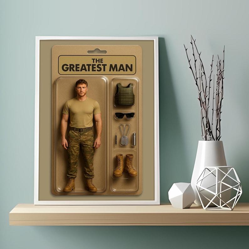 Full Body Custom Action Figure Portraits | Personalized Toy Box Art | Custom Photo Frame Decorations | Custom Toy Figure - Image 3