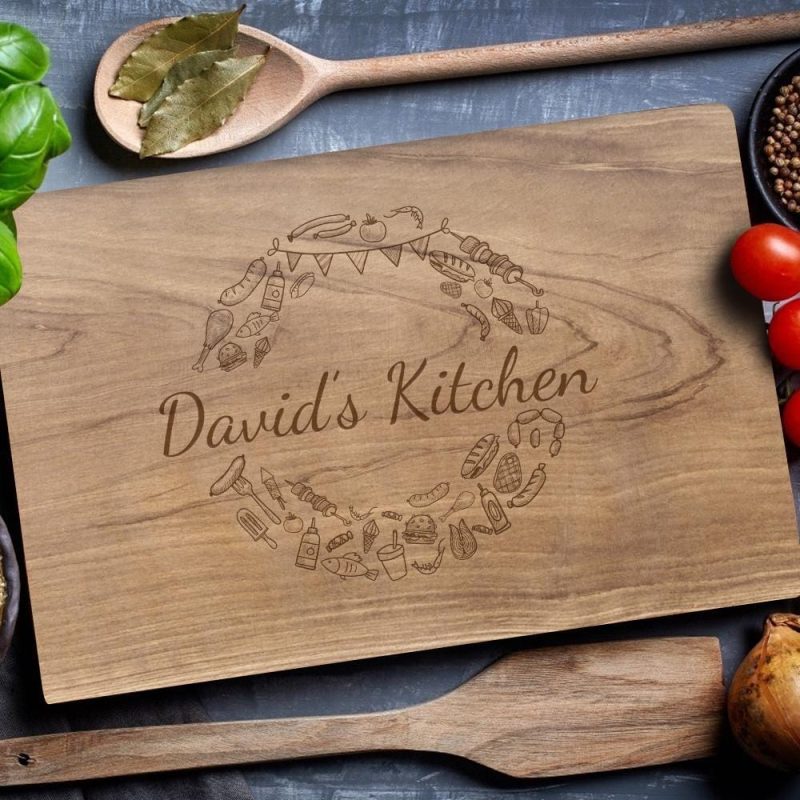 Custom Chopping Boards Kitchen Gifts For Her – Walnut