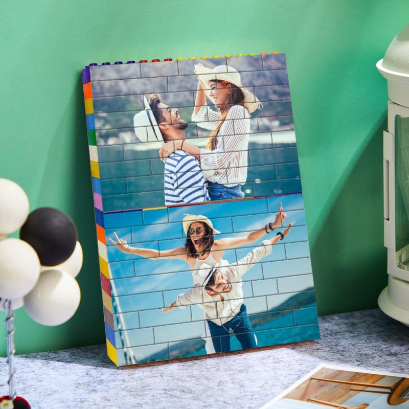 Custom Building Brick Personalised Colors Building Brick Photo Block Brick Puzzles Gifts For Couple