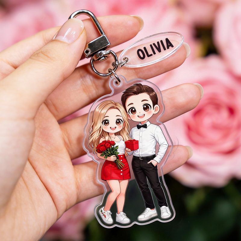 Custom Chibi Acrylic Keychains Made From Your Favorite Photo Perfect For Birthdays, Anniversaries or ChristmasUS