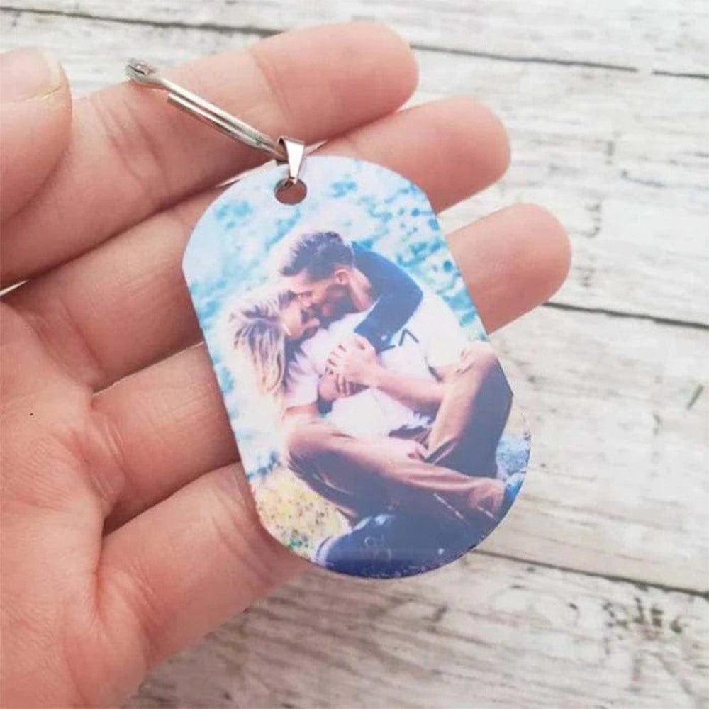 Drive Safe Keychain Custom Photo Keychain With Name Birthday Gifts For Boyfriend - Image 4