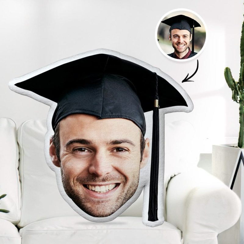 Face Pillow 3D Portrait Pillow Graduation Gifts for Him