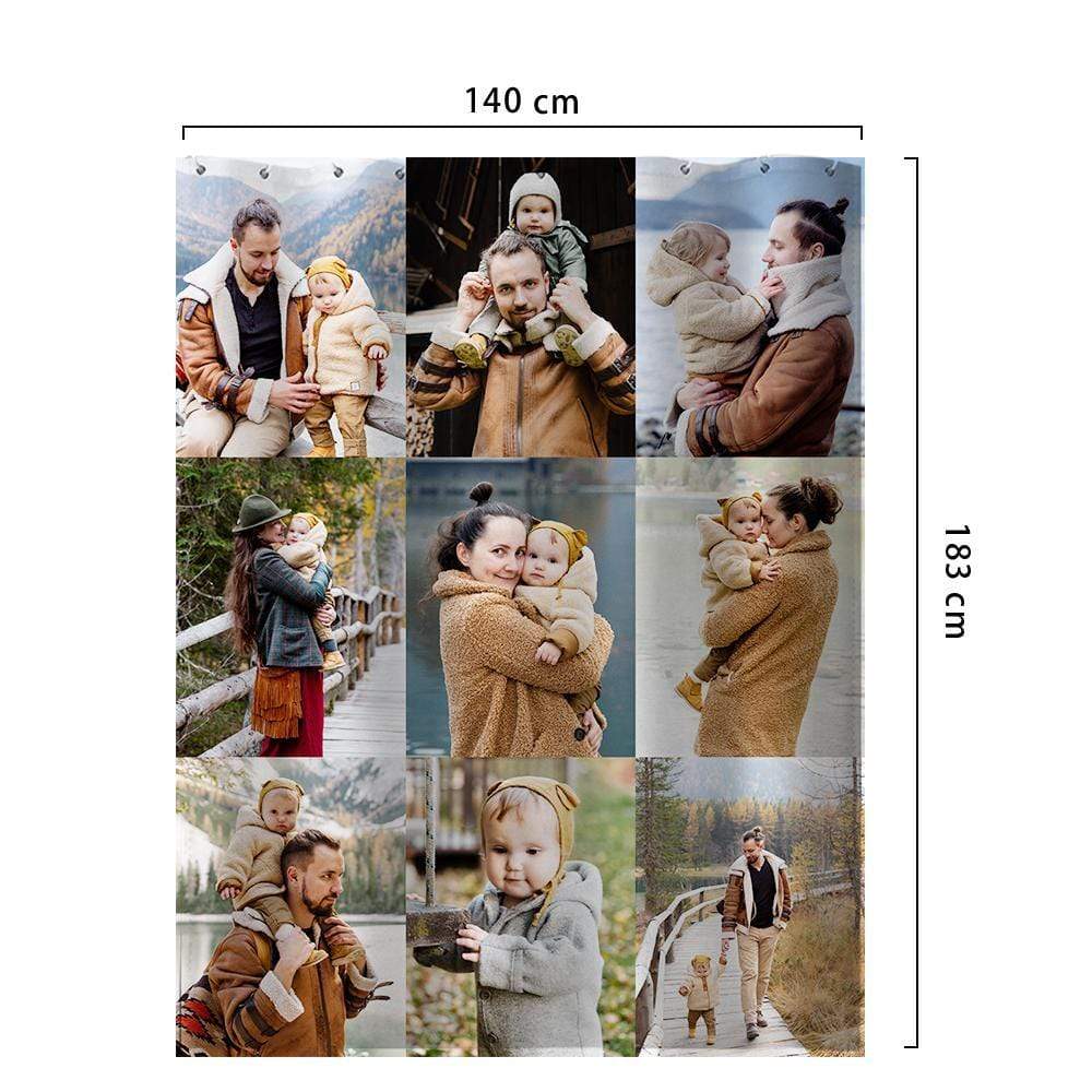 Photo Shower Curtain Custom Shower Curtain Funny Bath Curtains - Image 4