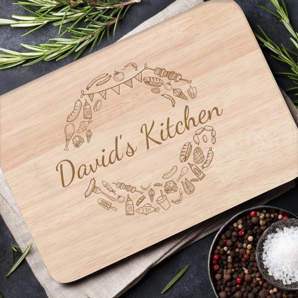 Custom Chopping Boards Kitchen Gifts For Her - Walnut - Image 2