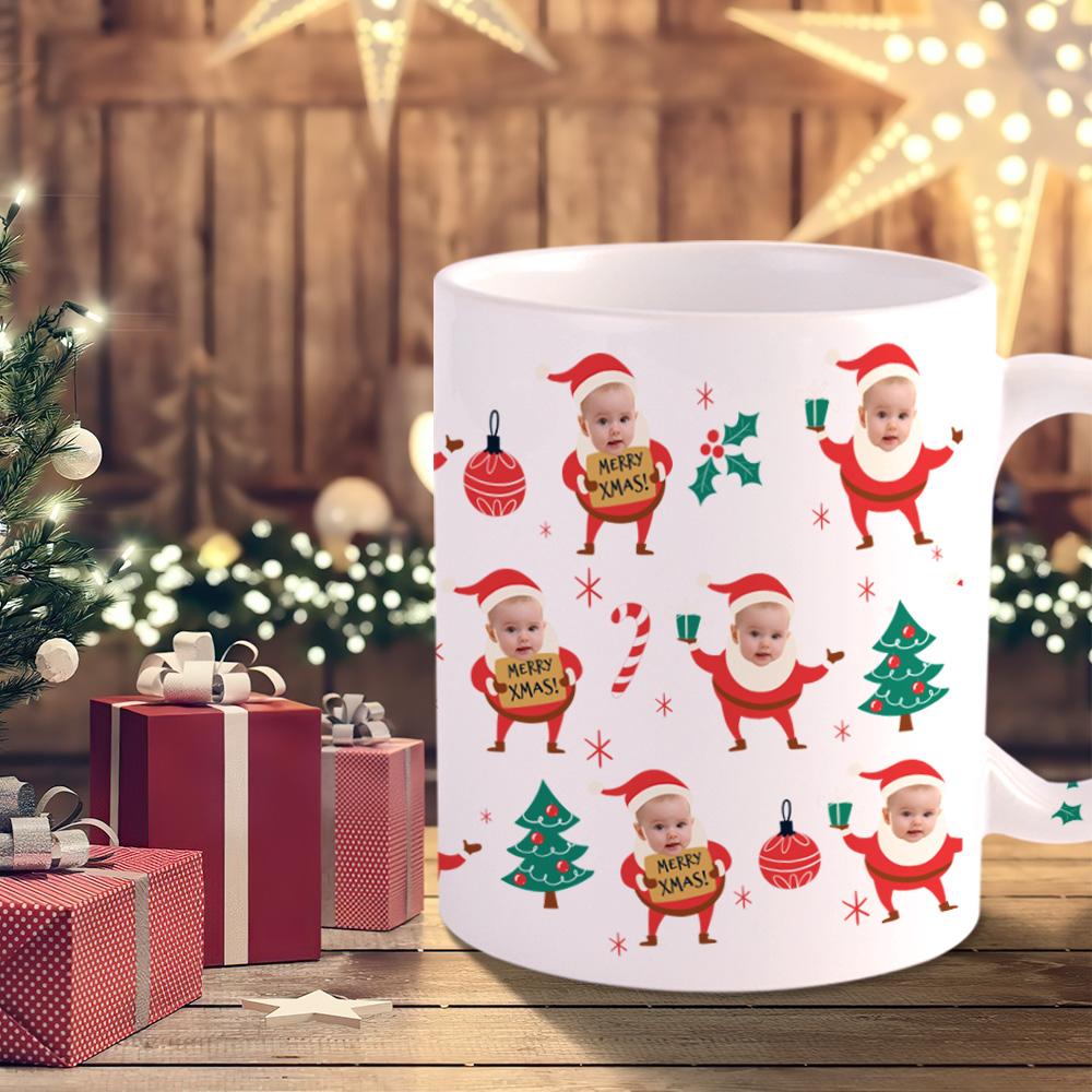 Baby First Christmas Gift Custom Coffee Mug - Image 2