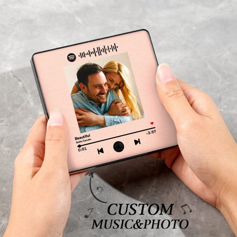 Custom Spotify Music Album Fridge Magnet Personalized Music Fridge Magnet Can Play Songs With Adjust Volume