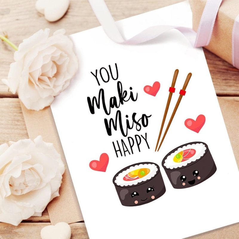 Cute Valentines Cards Valentine’s Day Greeting Card For Couple