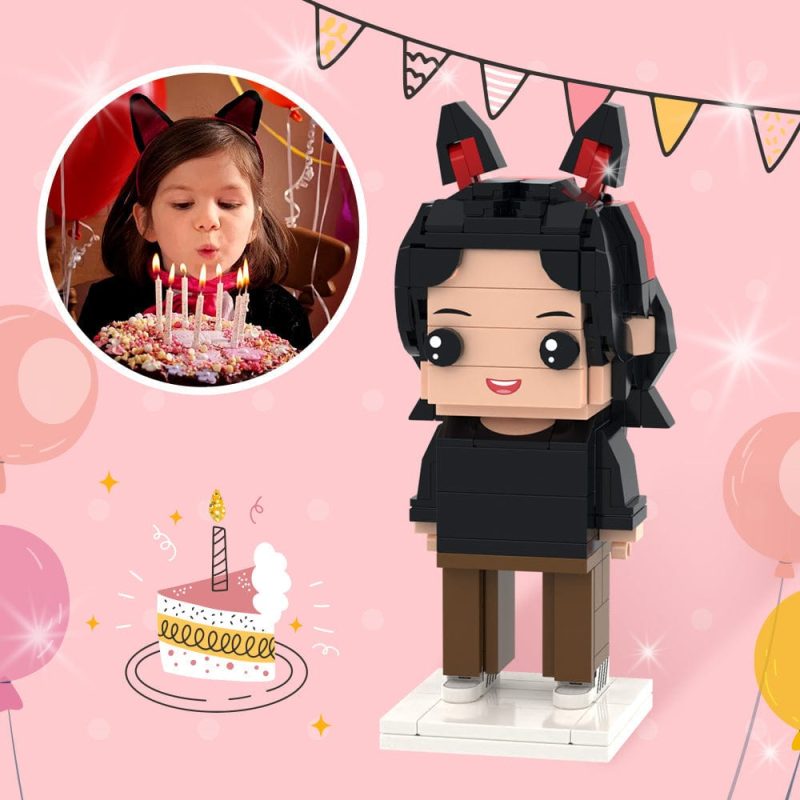 Daughter’s Birthday Gifts Full Custom Brick Figures Personalized Photo Brick Figures
