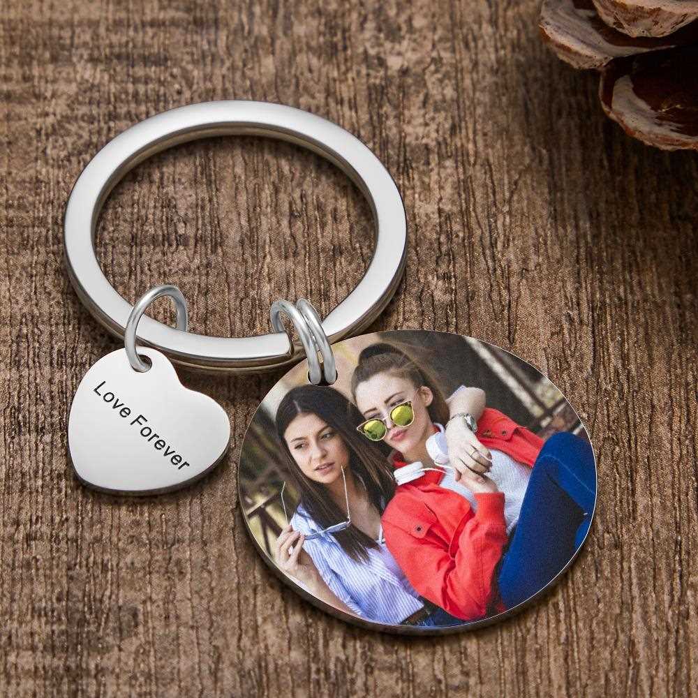 Personalized Calendar Keychain Custom Picture Keychains Memorial Gifts For Friends - Image 2